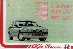 Alfa 75 manual