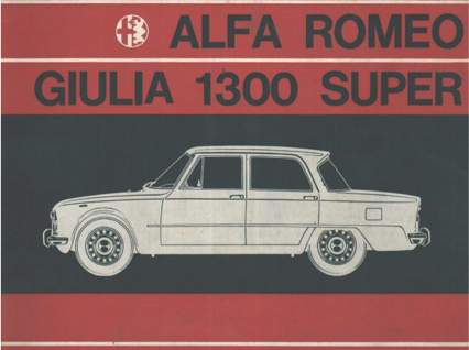 Giulia 1300 Super manual